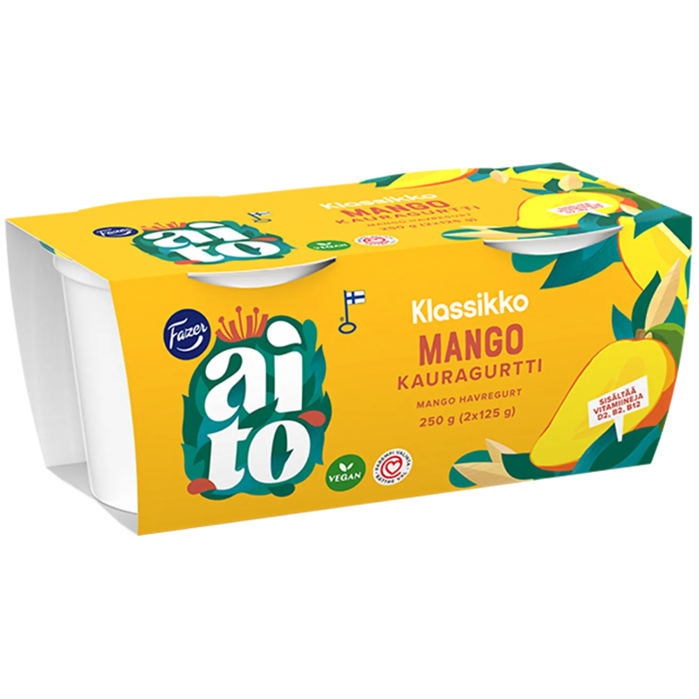 Fazer Aito Kauragurtti Mango 2 X 125 G Fazer fi fazer-aito-kauragurtti-mango-2-x-125-g-fazer-fi