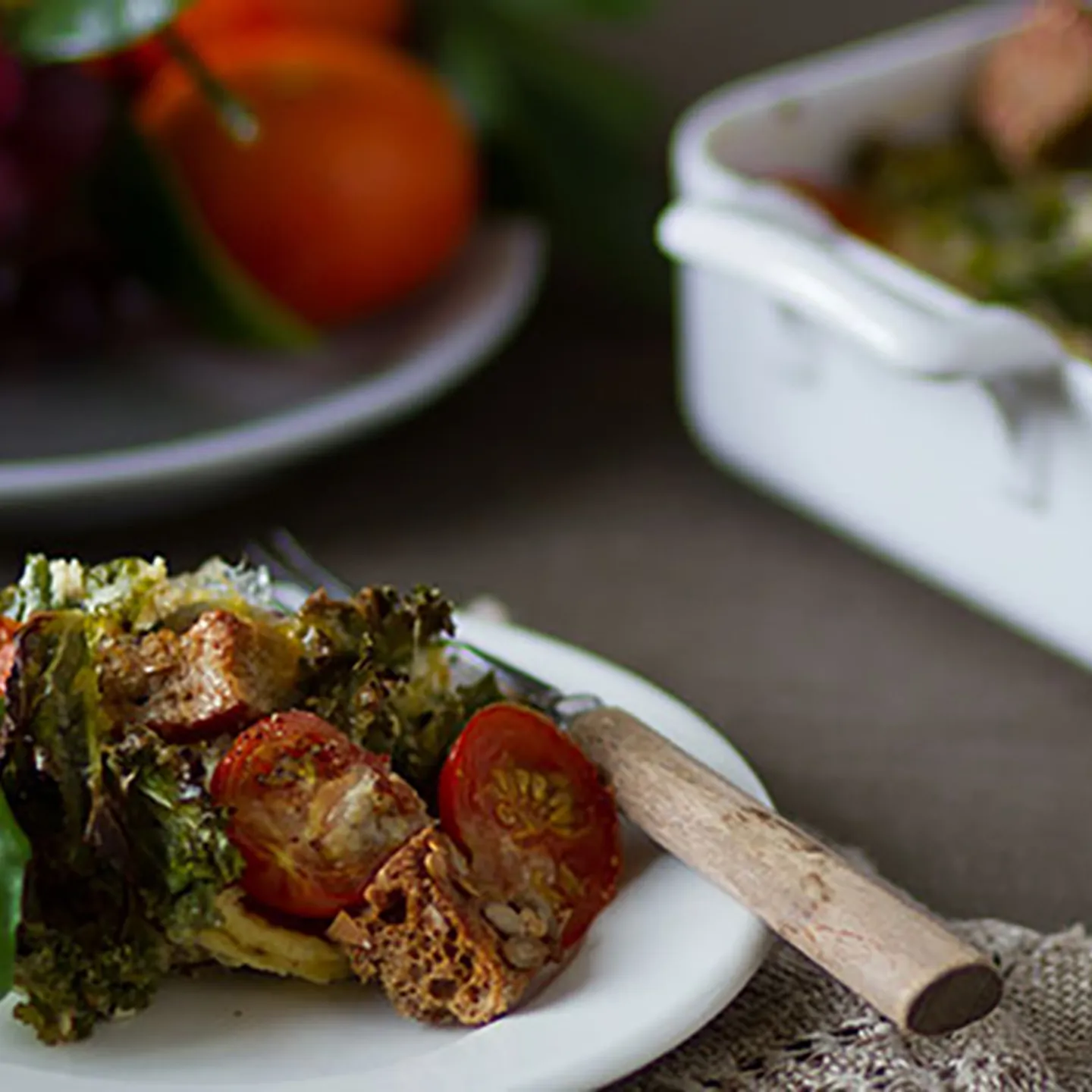 Strata - italiensk brödpudding - Fazer.se