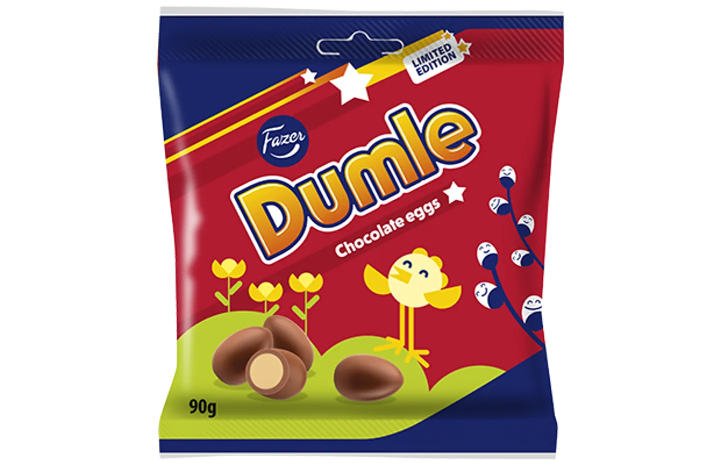 Dumle Chocolate eggs suklaamuna 90g - Fazer.fi